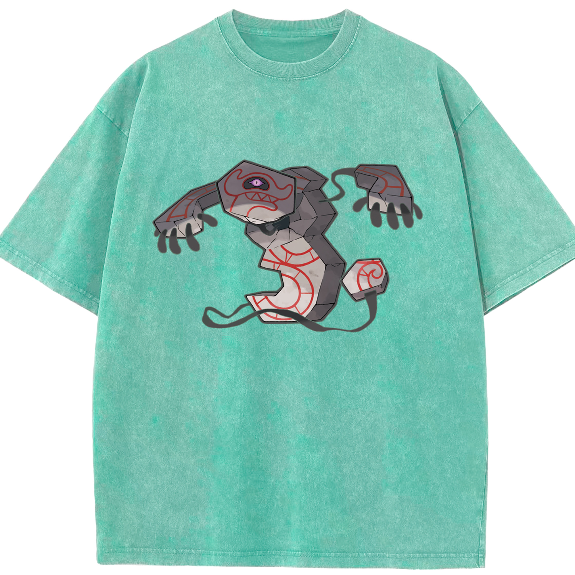 （画像用） ポケットモンスター Pokémon 綿100% ヴィンテージ風 半袖Tシャツ（フロントプリント）